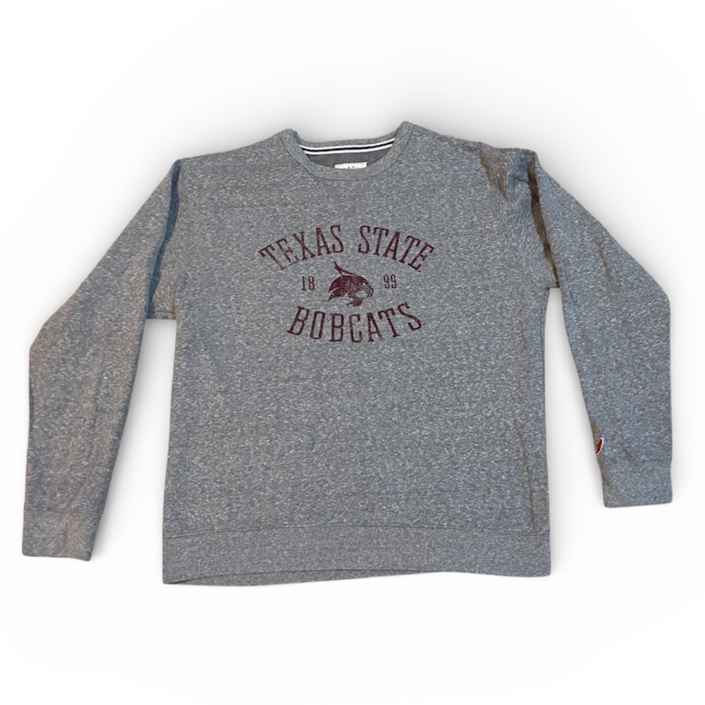 Texas State Bobcats Gray Crewneck
